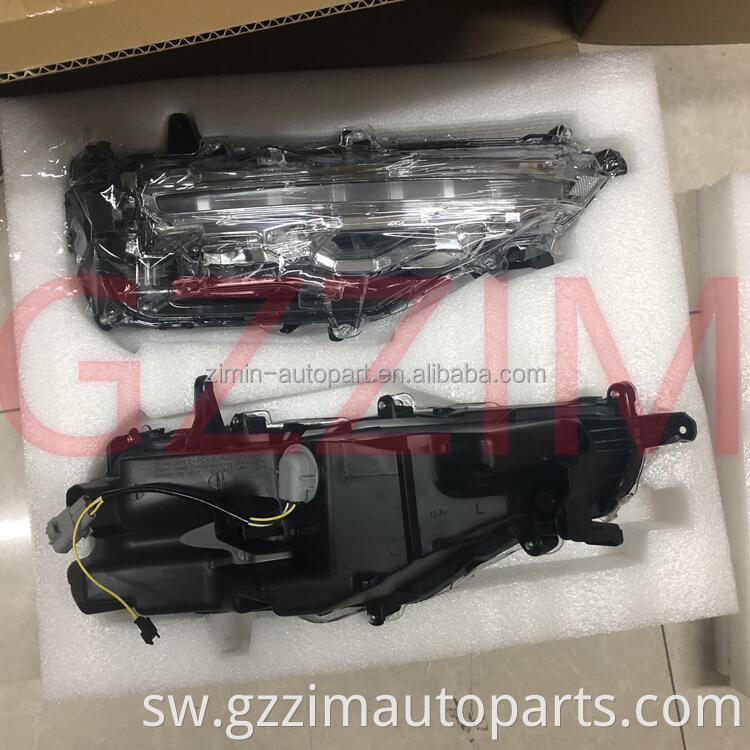 2pcs LED DRL gari wakati wa mchana kukimbia kwa fort*ner 2021+